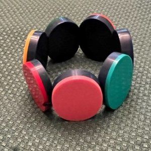 Colorful Large Bead Bracelet